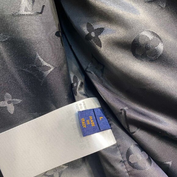 Louis Vuitton Monogram-Embossed Utility Leather Jacket – Black - Picture 9 of 9